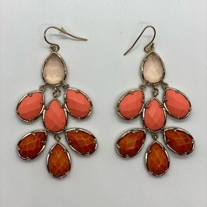 Kendra Scott Orange Earrings